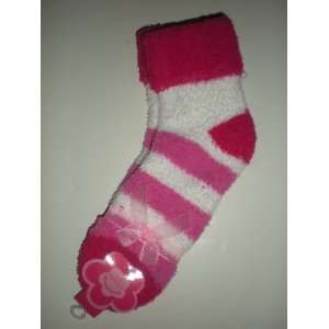  Fuzzy Soft Socks (Pink, white): Everything Else