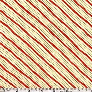  45 Wide Moda Merry & Bright Candy Cane Stripe Fabric By 