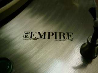 Rare Empire Turntable Model 448 with Empire Arm  
