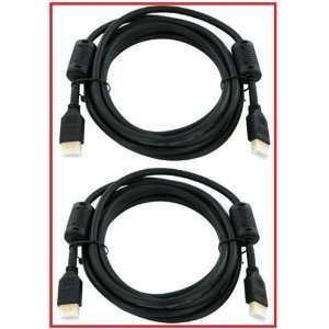  TWIN Pack   PTC 6 ft High Speed HDMI 1.3 Category 2 