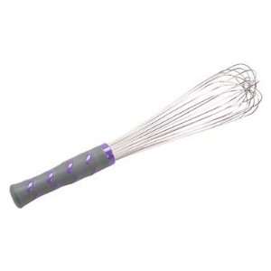   Steel Piano Whip With Gray/Purple Handle   10 Kitchen & Dining