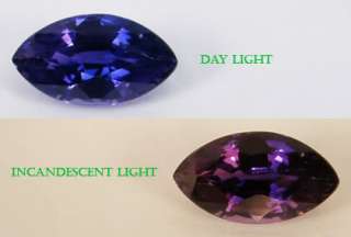 Unheated Certified Natural Color Change Sapphire 1.36ct  