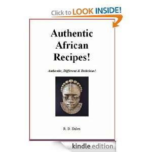 Authentic African Recipes R. D. Dalen  Kindle Store