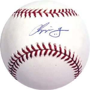  Chipper Jones Hand Signed Baseball: Sports & Outdoors