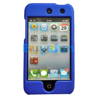 Blue Hard Skin Case Cover For iPod Touch 4th Gen 4G 4  