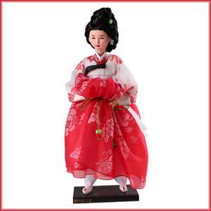 Korean Doll with Traditional Costume Gisaeng(Korean geisha) Hwang 