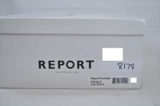 REPORT FOOTWEAR ENFIELD DARK BROWN FUR BOOT SUEDE SIZE 6.5BRAND NEW 