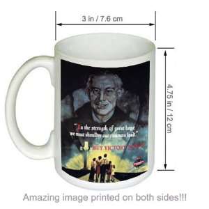  In The Strength Of Great Hope WWii US Roosevelt COFFEE MUG 