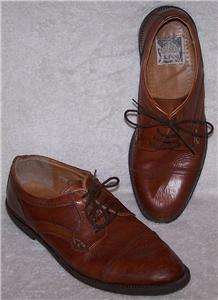 10.5/43.5 Property ITALIAN BROWN CAPTOE OXFORD Made in Italy Dress 