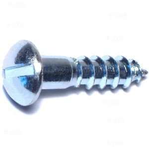  1/4 x 1 Slotted Round Wood Screw (100 pieces)