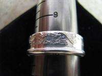 CA22 1965 Canadian Half Dollar 50 Cent 90% Silver Coin Ring Size 10.0 