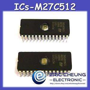 100pcs M27C512  12F1 IC DIP 512K EPROM New 28pin  