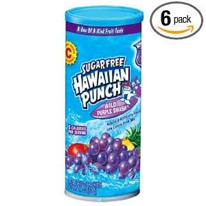 Hawaiian Punch Wild Purple Smash Drink Mix, 2.1 Ounce (Pack of 6)