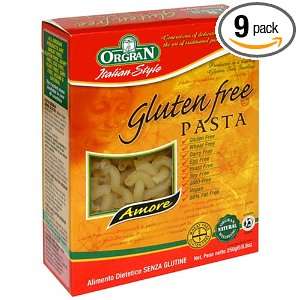 OrgraN Italian Style Gluten Free Pasta, Amore, 8.8 Ounce Boxes (Pack 