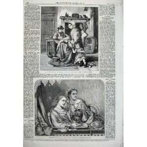   : 1860 Family House Fire Side Women Opera Box Bromley: Home & Kitchen