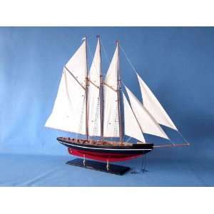  44 Model Sailboat   Already Built Not a Kit   Wooden Sail Boat 