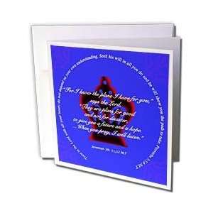   bible verses Jeremiah Proverbs   Greeting Cards 6 Greeting Cards with