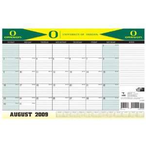 Oregon Ducks 11x17 Academic Desk Calendar (August 2009  July 2010 