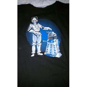  Doctor Who Star Wars Mash up Tee Womens Size Small (Dalek 