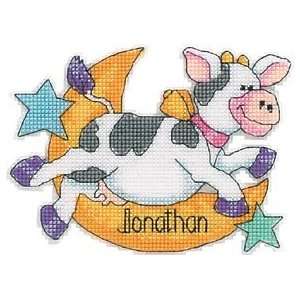    Over the Moon Plastic Canvas Cross Stitch Kit
