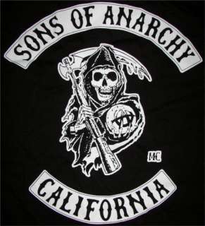 SONS OF ANARCHY SOA SAMCRO T Shirt Hoodie Long Sleeve FREE SHIPPING 