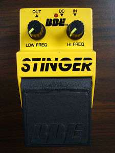 BBE Stinger Effects Pedal Vintage Effect Model 601  