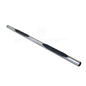   402227 4 in. Oval Side Bar; Polished Stainless Steel; Automotive