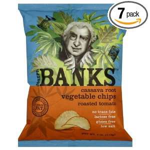 Joseph Banks Chips, Roasted Tomato, Gluten Free, 4 ounces (Pack of7 