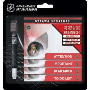  Turner Ottawa Senators Magnetic To Do Notes, 4 Pack 