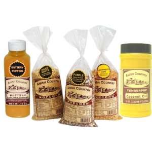 Real Amish Country Popcorn Value Pack:  Grocery & Gourmet 