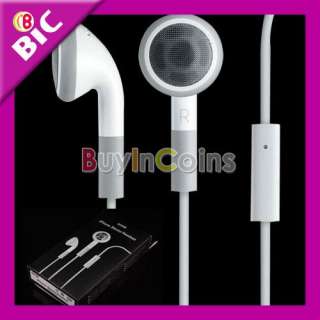 Headphone Earphone Mic 4 i Pod MP3 iPhone iTouch 3G 3GS  