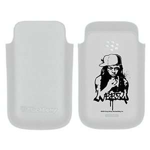  Lil Wayne Weezy on BlackBerry Leather Pocket Case  