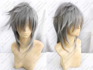 Final Fantasy Type 0 whip wielder Seven Cosplay Costume Wig Hand Made 