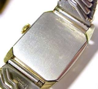 Elgin 683 Vintage Mens Wristwatch 17 Jewels; 10KT Gold Plated Bezel 