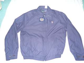 NWT $125 Polo Ralph Lauren Mens Bi Swing Navy Blue Golf Jacket Small S 