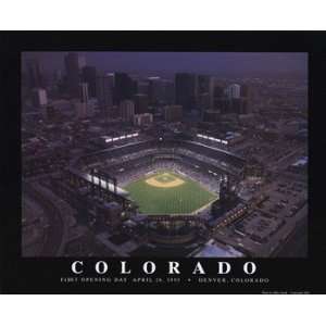  Colorado   Coors Field   Rockies   Poster by Mike Smith 