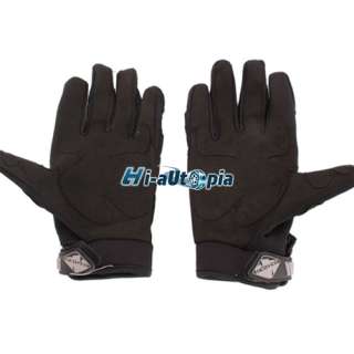 Motorcycle Riding Protective Gloves Black L MX 14 Fast  
