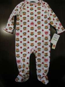NWT Small Paul Frank Infant Julius Romper Overall #3~6M  