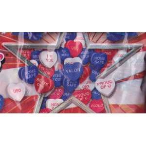 SWEETHEARTS Conversation Hearts Candy USO Special Red White & You 14 