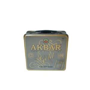 Akbar Tea Gold in Metal Box: Grocery & Gourmet Food
