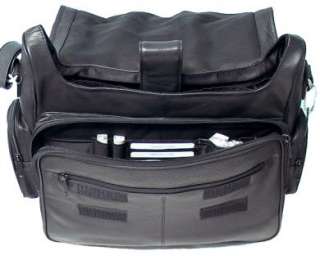 Genuin Leather Shoulder Large Organizer Laptop Bag#7556  