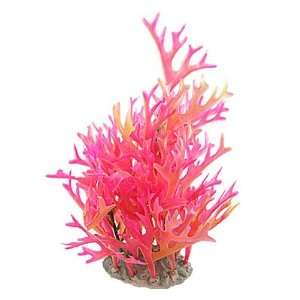  Como Aquarium Fish Tank Pink Emunational Plastic Coral 