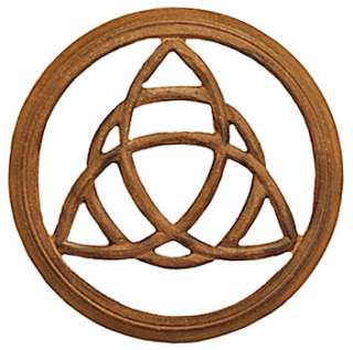 TRIQUETRA CHARMED WALL HANGING Wooden 12 wicca pagan  