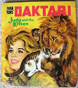 Vintage Whitman DAKTARI Judy and the Kitten Book 1969 USA  