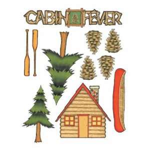  Outdoors And More Quick Cropper Themed Laser Cuts, Cabin 