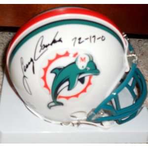  Larry Csonka signed autographd Miami Dolphins Mini Helmet 