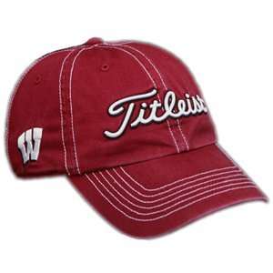   Badgers College Titleist NCAA Baseball Hat Cap