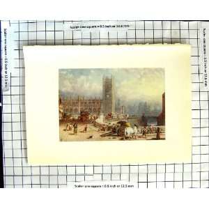    C1907 Colour Plate Morland Manchester Cathedral: Home & Kitchen