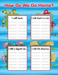 HOW DO WE GO HOME Classroom Poster Chart CTP NEW  