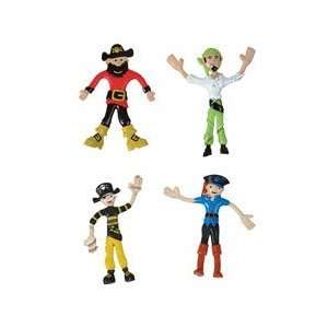  12 pc   Toy Bendable Pirate Figures: Toys & Games